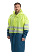 Плащ сигнальный повышенной видимости 3 класс защиты Спецгорький